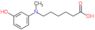 6-(3-hydroxy-N-methyl-anilino)hexanoic acid