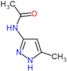 N-(5-methyl-1H-pyrazol-3-yl)acetamide