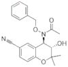 N-[(3S,4R)-6-Cyano-3,4-dihydro-3-hydroxy-2,2-dimethyl-2H-1-benzopyran-4-yl]-N-(phenylmethoxy)aceta…