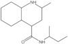 Decahydro-2-methyl-N-(1-methylpropyl)-4-quinolinecarboxamide