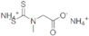 N-(Dithiocarboxy)sarcosine, diammonium salt