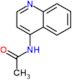 N-(quinolin-4-yl)acetamide