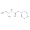 1-Piperazineacetamide, N-(1-methylpropyl)-