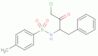 L-chloromethyl (2-phenyl-1-(p-toluenesulphonylamino)ethyl) ketone