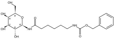 Carbamic acid, [6-(β-D-galactopyranosylamino)-6-oxohexyl]-, phenylmethyl ester