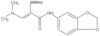 2-Propenamide, N-1,3-benzodioxol-5-yl-2-cyano-3-(dimethylamino)-