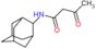 3-oxo-N-(tricyclo[3.3.1.1~3,7~]dec-2-yl)butanamide
