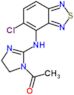 1-[2-[(6-chloro-2,1,3-benzothiadiazol-7-yl)amino]-4,5-dihydroimidazol-1-yl]ethanone