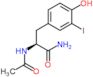 (2S)-2-acetamido-3-(4-hydroxy-3-iodo-phenyl)propanamide