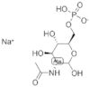 D-Glucopiranosa, 2-(acetilamino)-2-desoxi-, 6-(fosfato de dihidrógeno), sal disódica