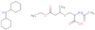 2-acetamido-3-(3-ethoxy-1-methyl-3-oxo-propyl)sulfanyl-propanoic acid; N-cyclohexylcyclohexanamine