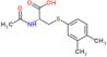 (2R)-2-acetamido-3-(3,4-dimethylphenyl)sulfanyl-propanoic acid