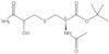 N-Acetyl-S-(3-amino-2-hydroxy-3-oxopropyl)-<span class="text-smallcaps">L</span>-cysteine 1,1-dime…