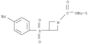 1-Azetidinecarboxylicacid, 3-[(4-bromophenyl)sulfonyl]-, 1,1-dimethylethyl ester