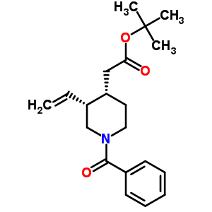 1,1-Dimethylethyl (3R,4S)-1-benzoyl-3-ethenyl-4-piperidineacetate