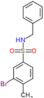 N-benzyl-3-bromo-4-methylbenzenesulfonamide