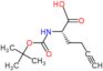 (2S)-2-[(tert-butoxycarbonyl)amino]hex-5-ynoic acid