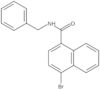 4-Bromo-N-(phenylmethyl)-1-naphthalenecarboxamide