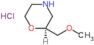 (2S)-2-(Methoxymethyl)morpholine hydrochloride (1:1)