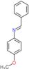 4-methoxy-N-[(E)-phenylmethylidene]aniline