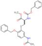 methyl S-[5-(acetylamino)-2-(benzyloxy)phenyl]-N-[(benzyloxy)carbonyl]cysteinate