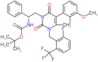 tert-butyl N-[(1R)-2-[5-(2-fluoro-3-methoxy-phenyl)-3-[[2-fluoro-6-(trifluoromethyl)phenyl]methyl]-4-methyl-2,6-dioxo-pyrimidin-1-yl]-1-phenyl-ethyl]carbamate