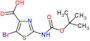 5-bromo-2-(tert-butoxycarbonylamino)thiazole-4-carboxylic acid