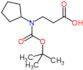 N-(tert-butoxycarbonyl)-N-cyclopentyl-beta-alanine