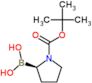 1-Pyrrolidinecarboxylic acid, 2-borono-, 1-(1,1-dimethylethyl) ester, (R)-