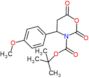 1,1-Dimethylethyl dihydro-4-(4-methoxyphenyl)-2,6-dioxo-2H-1,3-oxazine-3(4H)-carboxylate