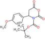 tert-butyl 4-(4-methoxyphenyl)-2,6-dioxo-1,3-oxazinane-3-carboxylate