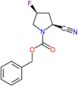 benzyl (2S,4S)-2-cyano-4-fluoro-pyrrolidine-1-carboxylate