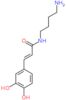 (2E)-N-(4-aminobutyl)-3-(3,4-dihydroxyphenyl)prop-2-enamide