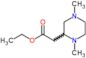 ethyl (1,4-dimethylpiperazin-2-yl)acetate