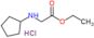 ethyl 2-(cyclopentylamino)acetate hydrochloride