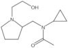 N-Cyclopropyl-N-[[1-(2-hydroxyethyl)-2-pyrrolidinyl]methyl]acetamide