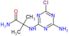 2-[(4-Amino-6-chloro-1,3,5-triazin-2-yl)amino]-2-methylpropanamide