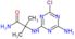 N~2~-(4-amino-6-chloro-1,3,5-triazin-2-yl)-2-methylalaninamide