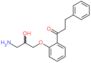1-[2-(3-amino-2-hydroxypropoxy)phenyl]-3-phenylpropan-1-one