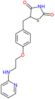 5-{4-[2-(pyridin-2-ylamino)ethoxy]benzyl}-1,3-thiazolidine-2,4-dione