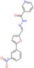 N'-{(1E)-[5-(3-nitrophenyl)furan-2-yl]methylidene}pyridine-3-carbohydrazide