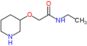 N-ethyl-2-(3-piperidyloxy)acetamide