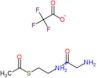 N-[2-(acetylsulfanyl)ethyl]-2-amino-1-oxoethanaminium bromide