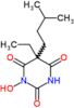 5-ethyl-1-hydroxy-5-(3-methylbutyl)pyrimidine-2,4,6(1H,3H,5H)-trione