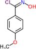 N-hydroxy-4-methoxybenzenecarboximidoyl chloride