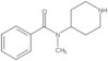 N-Methyl-N-4-piperidinylbenzamide