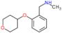 N-methyl-1-(2-tetrahydropyran-4-yloxyphenyl)methanamine