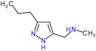 N-methyl-1-(3-propyl-1H-pyrazol-5-yl)methanamine