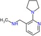 N-methyl-1-(2-pyrrolidin-1-ylpyridin-3-yl)methanamine