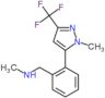 N-methyl-1-[2-[2-methyl-5-(trifluoromethyl)pyrazol-3-yl]phenyl]methanamine